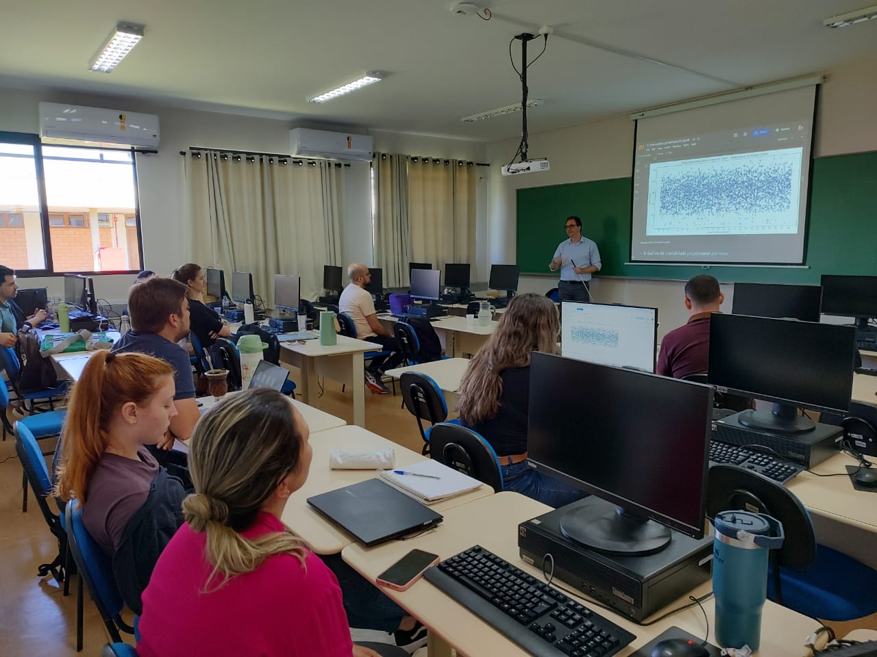 Início das aulas de Estudos Epidemiológicos